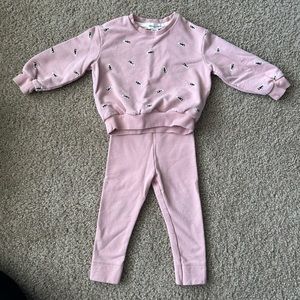 Baby matching sweatshirt set